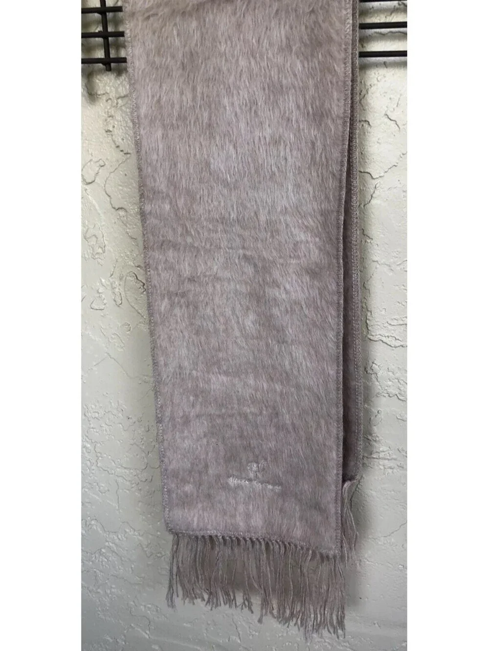 Alpaca Camargo Tan Beige Scarf Winter One Size Great Condition.